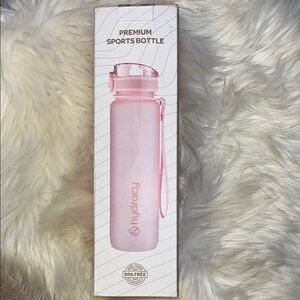 Rose Gold Sports Water Bottle